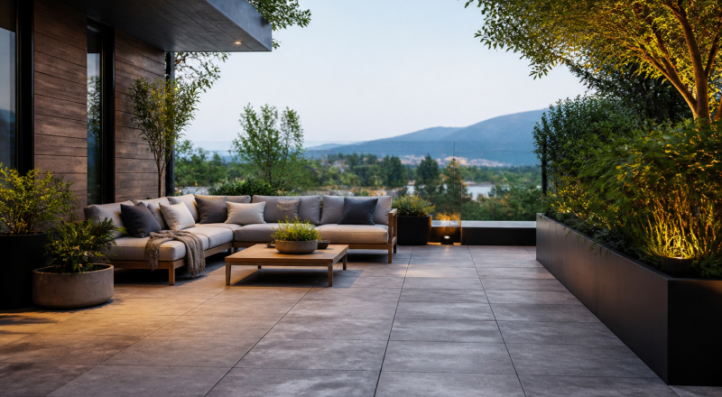 Langlebig, pflegeleicht und stilvoll: So gelingt die perfekte Terrassengestaltung